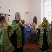 Духовенство и прихожане нашего храма торжественно отметили День Святой Троицы 