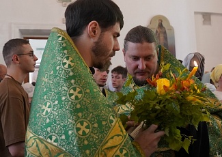 Духовенство и прихожане нашего храма торжественно отметили День Святой Троицы 