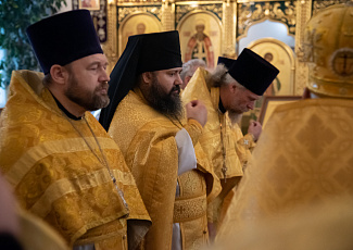Святой князь Александр Невский собрал в нашем храме сонм духовенства и любящих его христиан