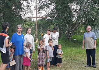 В детском православном лагере «Скиния» отметили День семьи, любви и верности