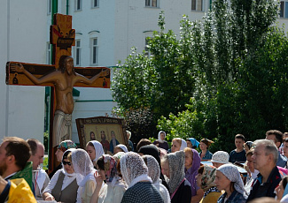 Духовенство и прихожане нашего храма приняли участие в летних торжествах в честь святого старца Феодора Томского