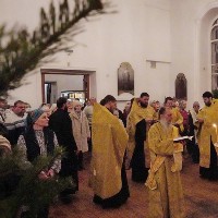 Духовенство и прихожане нашего храма совершили новогодний молебен