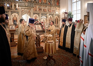 Глава Томской митрополии возглавил престольные торжества в Александро-Невском храме